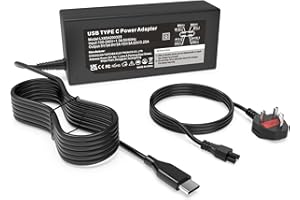 GVKRLXZ 65W USB C Laptop Charger for Lenovo Thinkpad L13 Yoga T14 T15 E15 X13 Gen 4 3 2 T480 T490 T590 E590 E580 L380 L390 X390,Lenovo Thinkbook 15 Gen 4 3 2 Lenovo USB Type C UK AC Power Adapter