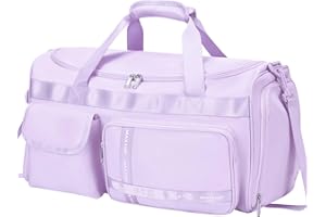 MAXTOP Sac de Voyage Femme Sac fourre-Tout de Weekend Sac de Voyage de Grande capacité avec Compartiment à Chaussures, Sac fourre-Tout de Gym avec séparation sèche et Humide