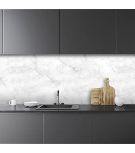 ARTHUB® Crédence De Cuisine En Verre 60x100 Cm, Garlic Art | Protection Contre Les éclaboussures, Revêtement Mural En Carreaux, Plaque En Verre, Verre Trempé, Aliments, Épices