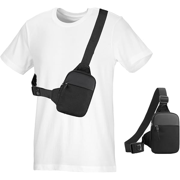 Borsa A Tracolla Uomo Impermeabile - Tracolla Regolabile, Tasche Multiple, Per Viaggi E Sport