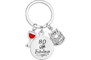 MADHAHEFU Birthday Gifts Live Laugh Love Birthday Keychains for Women Girls Inspirational Gifts for Friends Female
