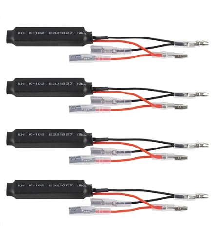 Produktbild von Ymiko LED-Blinker Widerstand 15 Ohm – 2 Stück, 12V 10W, Für Motorrad, Korrigiert Hyperblinken & Fehler