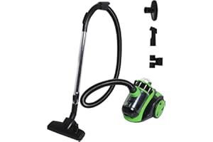 Herrselsam Staubsauger Beutellos 900 Watt Bodenstaubsauger Leise für Hart- und Teppichböden,äußerst effizienter HEPA-Filter, Niedriger Stromverbrauch 3.0L