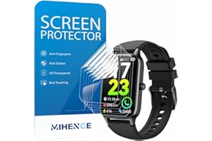 MIHENCE Pellicola protettiva compatibile con Dyurwa/Soudorv 1,57" Smartwatch P97, pellicola protettiva in TPU HD per P97 1,57" Fitness Tracker [6 pezzi]