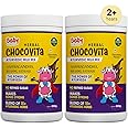 Baby Organo Herbal Chocovita Health & Nutrition Kids Drink Powder- 100% Ayurvedic Herbs - Chocolate Flavor - No Refined Sugar - Preservative Free - Supports Strong Bones, Weight & Height Gain 300g Pack 2