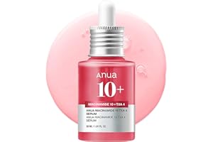 ‎ANUA ANUA 10% Niacinamid + 4% TXA Serum, Ceramid, Hyaluronsäure, Vitamin B12, Tranexamic Acid, natürliche Farbe, koreanische Glashaut, parfümfrei, Dark Spot Serum, Korean Skincare, 30 ml