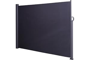 PHIVILLA 1.6×3m Garden Awnings Side Awning with Aluminum Frame and Polyester Fabric Privacy Protection Garden Awning for Patio Terrace and Garden