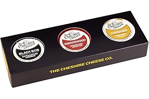 Traditional Trio of Cheese Gift Box | Three Award-Winning Waxed Truckles by the Cheshire Cheese Company | Ideal for Birthdays, Thank-Yous & Christmas Gifts