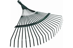 ARVALOLET Tête de râteau à Feuilles de Jardin de Rechange 22 Dents Râteau à Feuilles de Jardinage Outils de râteau à Feuilles Robustes en Acier au Carbone