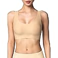 Yvette Women's 67% Polyamide 33% Elastane Padded, With Removable Pads Wire Free Seamless Bra