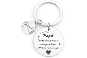 HISXIERNG Festa Del Papa Idee Regalo Portachiavi Festa Del Papa Festa Del Papà Regalo Festa Del Papà Regali per La Festa Del Papa Regali Festa Del Papà Festa Del Papa Idee Regalo Papà per La Festa Del Papà