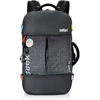 Safari 45 Ltrs Black Large/Travel/Office Laptop Backpack (Seek 45L 21 OB BLK)