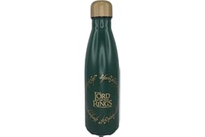 NEW LINE CINEMA Botella Agua El Señor de los Anillos 500 ml – Un Anillo – Botellas Reutilizables – Botella de Agua fría