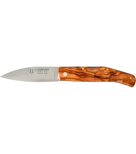 Navaja Cudeman 374-MF - Acero Sandvik 12C27, Empuñadura Cuerno Muflón, 19 Cm