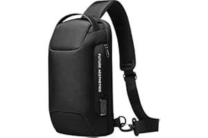 BANGE Sling Bag, Waterproof Men's Chest Bag Shoulder bags Crossbody Sling Backpack for Men……