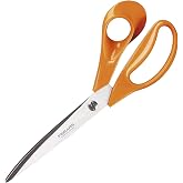 Fiskars Evrensel makas, uzunluk: 25 cm, paslanmaz &ccedil;elik bı&ccedil;ak/plastik saplar, turuncu, klasik, S94, 1001538