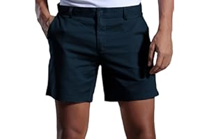 HOTIAN Short court en lin pour homme - Short d'été - Short de loisirs - Bermuda léger - Short d'été - Short de plage respirant