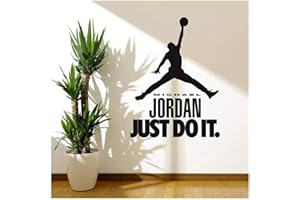 ZGLJFJ Stickers muraux Autocollant mural Basketball Artist Basketball Wallpaper Garçon 57x73cm