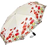 VON LILIENFELD Taschenschirm Van Gogh Nachtcafé - Kunst Regenschirm Kompakt