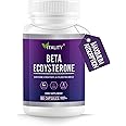 Beta Ecdysterone Supplement 1000mg | Increases Lean Muscle Mass, Exercise Performance, Strength and Protein Synthesis, Maximum Purity Formulated for Increased Absorption 60 Capsules |1 Month Supply