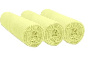 Easy Dort | Lot de 3 housses pour matelas à langer 50 cm Longueur x 70 cm Largeur | Anis | Label Oeko-Tex | Qualité | Fabriqué en Europe