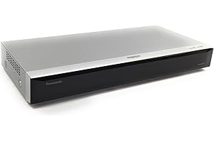 Panasonic DMR-UBS70EGS Ultra HD Blu-ray Recorder (500GB HDD, 4K Blu-ray Disc, 4K VoD, UHD TV Empfang, 2x DVB-S2, silber)