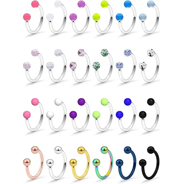 Anneau de Septum or 18g / Septum Piercing bijoux de Septum / - France Anneau de Septum or 18g / Septum Piercing bijoux de Septum / - France