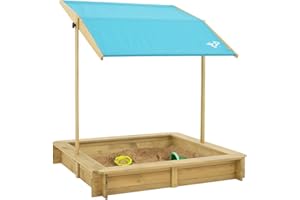 TP Toys-Arenero de Madera TP con toldo, Color, 2 Years+ (Mookie Toys TP275)