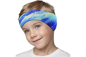 HeySplash Banda para Cabeza de Natación de Neopreno para Niños, Diadema de Oídos Ajustable y Antideslizante para Surf Buceo Boga y Rafting