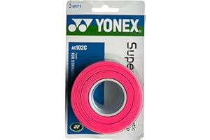 YONEX Super Grap AC102C Lot de 3 surgrips de badminton Multicolore
