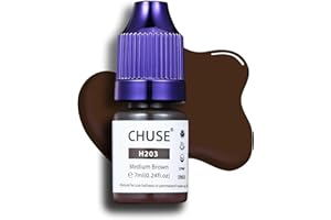 CHUSE Pigmenti liquidi per sopracciglia ibridi PMU 0,24 oz/7 ml (H203 Marrone medio)