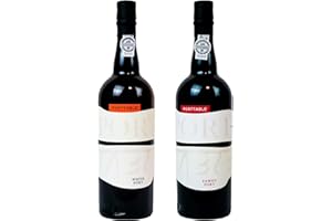 ‎FEINKOST MACHADO Feinkost Machado Porttable Portwein 2er Set – Weißer & Tawny (rot) Port | Portugiesischer Port Wein zum Genießen & Verschenken | Portwein Geschenkset für besondere Anlässe