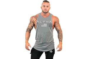 HOTCAT Canotta Uomo Bodybuilding Canotta Canottiere Uomo Cotone Sportivo Canotterie Canotta Uomo Palestra Palestra Muscolo Formazione Tank Top