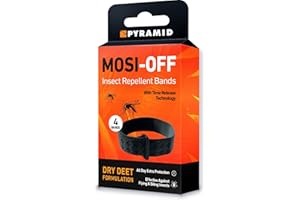 Pyramid Mosi-Off bransoletki / opaski odstraszające owady - 4 sztuki