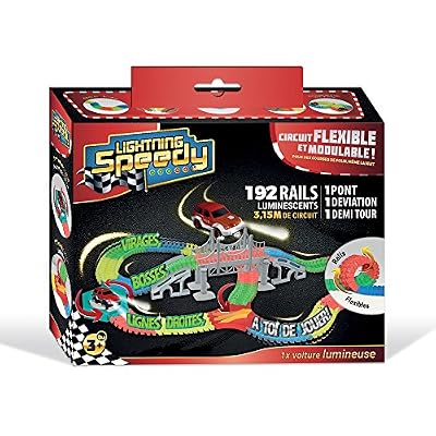 LIGHTNING SPEEDY Circuit flexible et modulable Lightning Speedy 192 rails