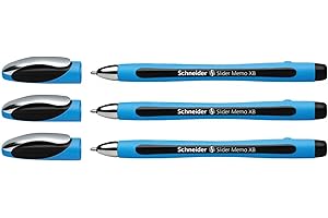 SCHNEIDER NOVUS Kugelschreiber Slider Memo XB schwarz schreib.