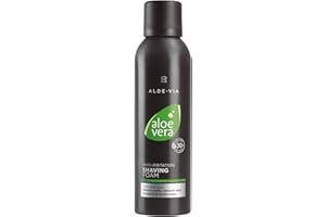 L R LR ALOE VIA Aloe Vera Hommes Douce Mousse à Raser 200 ml