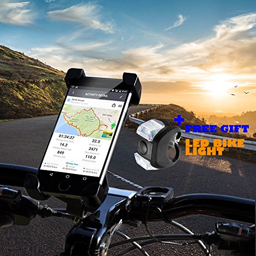 Fahrradhalterung,Dreamore Universal Fahrrad Handyhalterung Einklemmen an den vier Ecken mit 360 Grad drehbare FÃ¼r 3,5-6,5 Zoll Smartphone GPS Andere GerÃ¤te