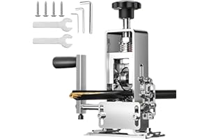 LQGTQO Maquina Pelacables Cobre Automático Manual, 1-25 mm Pela Cables de Electricidad, Cable de 1-25 mm de Diámetro con Manivela, Maquina de Pelar Profesional