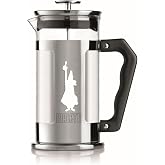 Bialetti - Preziosa French Press: Yaklaşık 350mL kapasiteli kahve hazırlayıcı - 18/10 Paslanmaz &Ccedil;elik G&ouml;vde - Bulaşık Makines