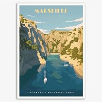 Poster De Voyage Vintage La Réunion - Impression Sur Toile 30x45 Cm - Décoration Murale Intérieure