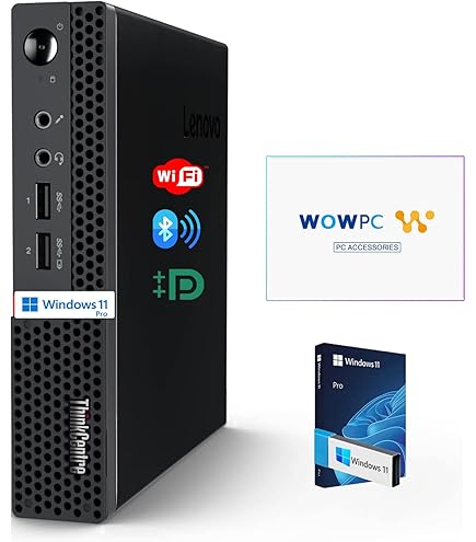 Lenovo ThinkCentre M720s Desktop PC, Black: Buy Online at Best