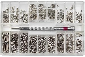 BEYEQCEZ 500 Pièces Kit de vis pour Ordinateur Portable Universel et Disque Dur M.2 SSD, M2 M3 M2.5, Micro Vis de Réparation, Vis pour Lunettes, vis pour ordinateur, micro visserie pour Ordinateur Portable