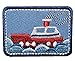 Produktbild alles-meine.de GmbH Schiff 4,8 cm * 3,5 cm Bügelbild Aufnäher Applikation - Schiffe Urlaub Seefahrt Boot Segelboot Maritim