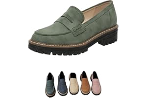 DABINFA Le Donne Dicono Mocassini con Suola Spessa Comodi con Suola Passante Adatti per Scarpe