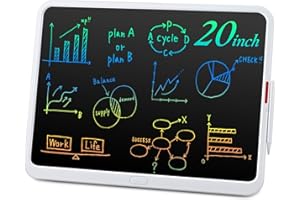 CIMETECH 20 pollici lavagna magnetica, 33x44cm, lavagna di scrittura LCD, lavagna di scrittura elettronica LCD da disegno per la casa, l'ufficio, le imprese e la scuola