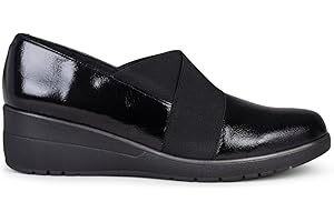 miMaO. Zapatos de Mujer con cuña Total Confort con Tiras elásticas. Hechos en España