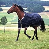 HorSeven's JustaRug Turnout Medium 200g - navy, Groesse:140