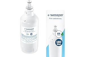 Wessper Zamiennik Wlład Filtra Wody do Lodówki Liebherr 7440000, 7440002, 7731240-00, 744000200 | Akcesoria do Lodówki, System Odwróconej Osmozy - Biały