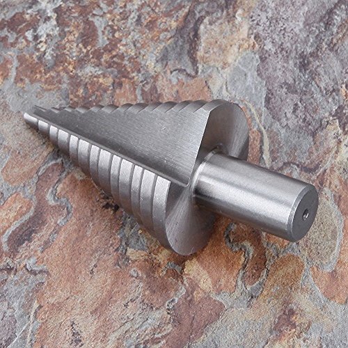 Profi HSS Stufenbohrer, Audel Schälbohrersatz Ø 5 – 35mm 2 Schneiden Konusbohrer Kegelbohrer- Silber - 6